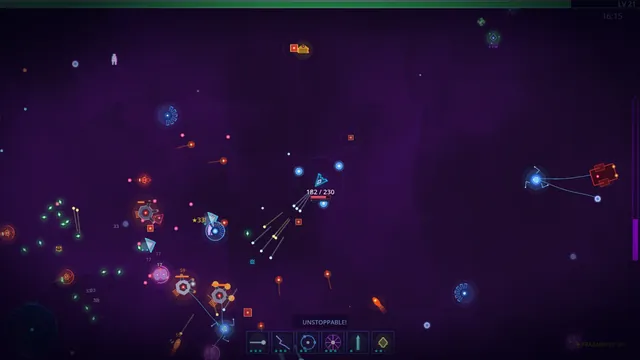 FARLUME gameplay screenshot 5 — neon procedural geometry combat